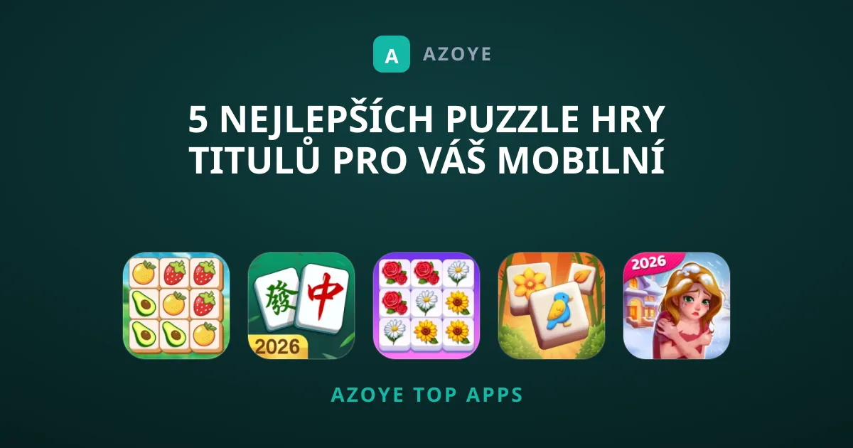 5 nejlepších puzzle hry titulů pro váš mobilní telefon
